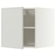 METOD Elemento top per frigo/congelatore, bianco/Aspudden grigio chiaro, 60x60 cm