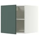 METOD Elemento top per frigo/congelatore, bianco/Aspudden grigio scuro-verde, 60x60 cm