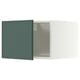 METOD Elemento top per frigo/congelatore, bianco/Aspudden grigio scuro-verde, 60x40 cm