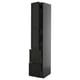 Mobile da cucina METOD nero con ante in legno