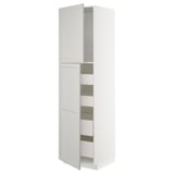 Armadio da cucina ikea METOD bianco con 2 ante e ripiani regolabili.