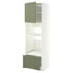 METOD / MAXIMERA Mobile alto elettrodomest incasso, bianco/Axstad grigio-verde, 60x60x200 cm