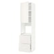 Armadio da cucina METOD bianco, design moderno ed elegante con ante lisce, forma rettangolare alta.