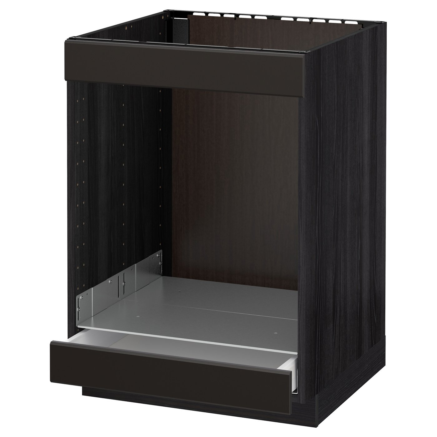METOD / MAXIMERA Mobile piano cottura+forno/cassetto, nero, Kungsbacka  antracite, 60x60 cm - IKEA IT