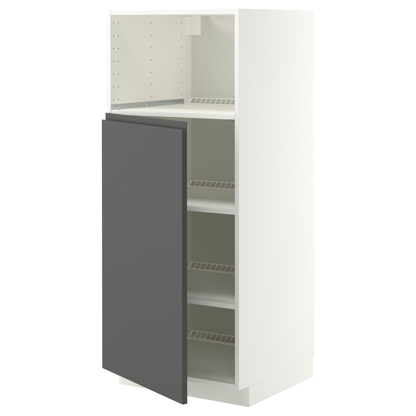 METOD Mobile Alto Elettrodomest Incasso Bianco Voxtorp Grigio Scuro metod-mobile-alto-elettrodomest-incasso-bianco-voxtorp-grigio-scuro
