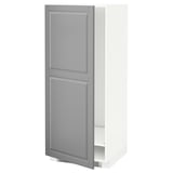 METOD mobile cucina, grigio, due ante, quadrato, design moderno.