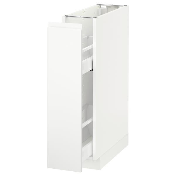 METOD mobile base e accessori estraibili, bianco/Voxtorp bianco opaco,  20x60 cm - IKEA Italia