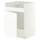 METOD Mobile base per lavello 1vas HAVSEN, bianco/Aspudden bianco opaco, 60x60 cm