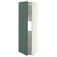 METOD Mobile frigo o congelatore/anta, bianco/Aspudden grigio scuro-verde, 60x60x200 cm
