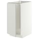 METOD Mobile lavello/raccolta differ., bianco/Aspudden grigio chiaro, 40x60 cm