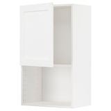 Mobile da cucina METOD bianco, elegante e moderno con ripiano regolabile.