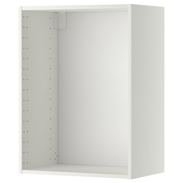 Pensile METOD bianco, rettangolare, con schienale forato per la ventilazione.