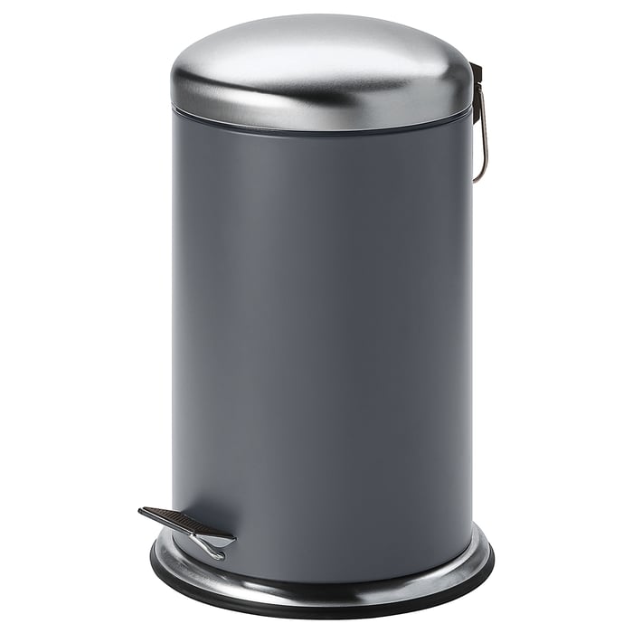 Pattumiera a pedale in plastica lt.70 - Srl