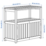 Illustrazione con le misure del prodotto: NÄMMARÖ.