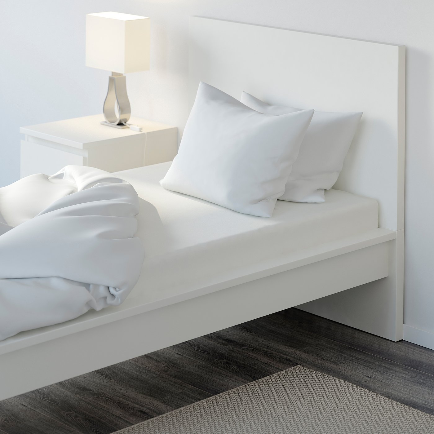 nattjasmin lenzuolo con angoli bianco 90x200 cm
