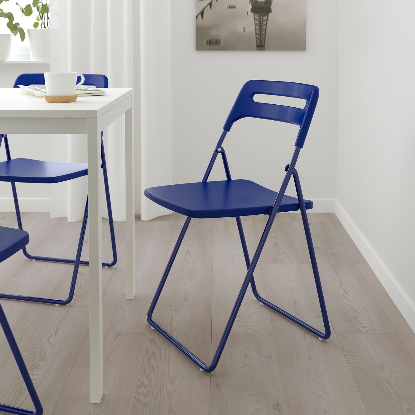 NISSE Sedia pieghevole, blu-lilla scuro - IKEA IT