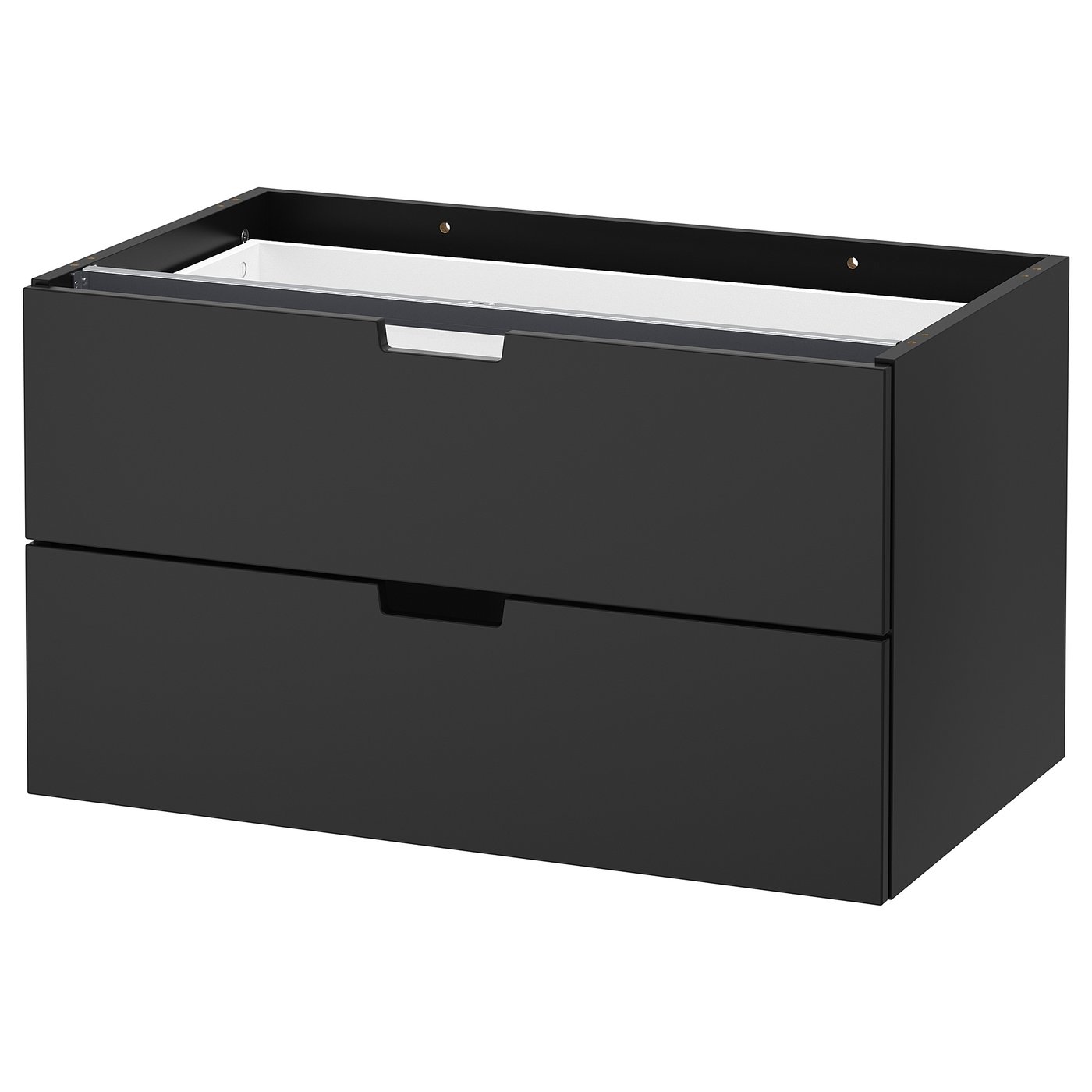 NORDLI Cassettiera componibile, 2 cassetti antracite IKEA