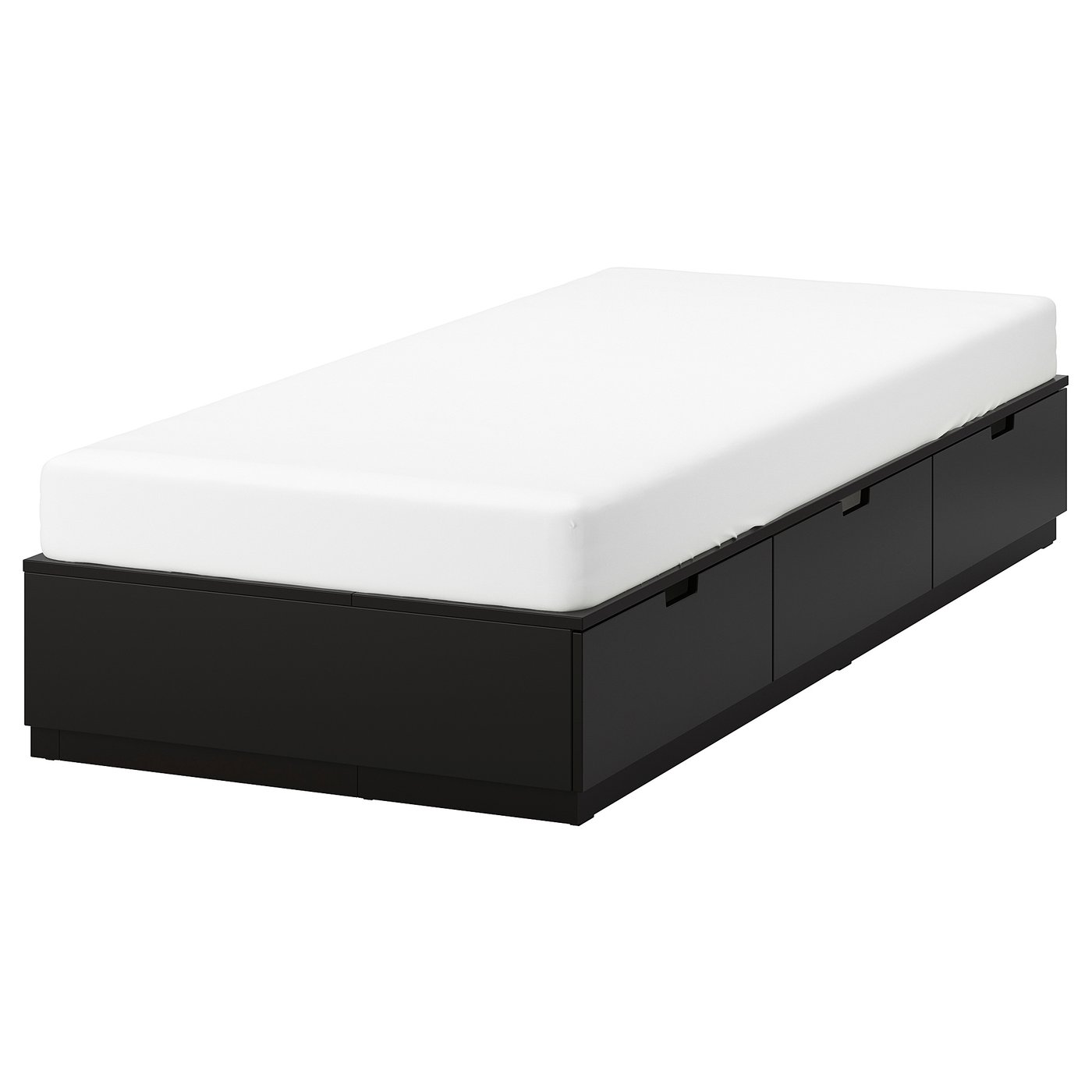 nordli struttura letto con cassetti antracite 90x200 cm