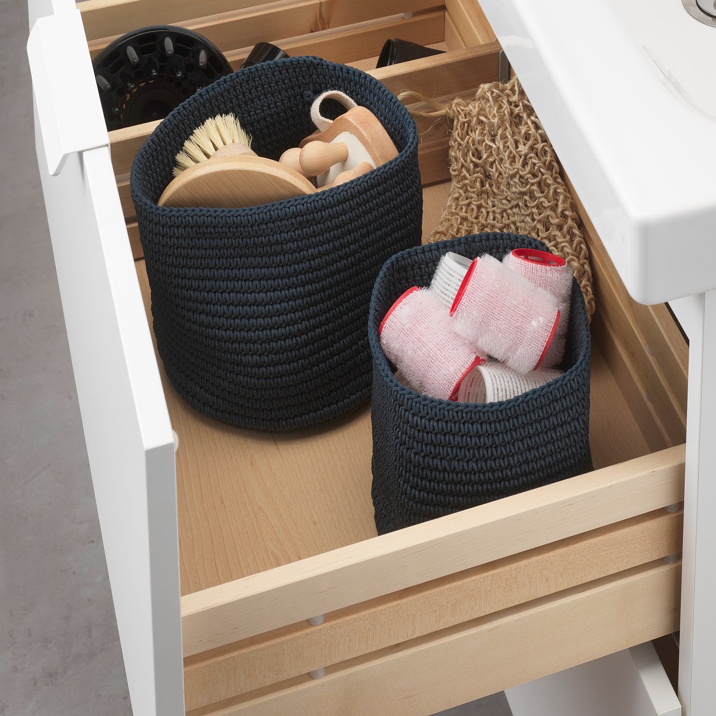 Set di 2 cestini Colore IKEA ASIA NORDRANA Blu