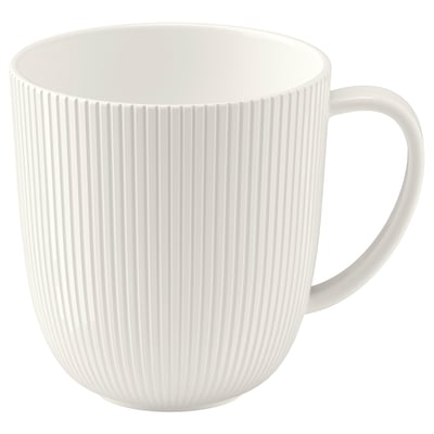 OFANTLIGT Tazza, bianco, 31 cl