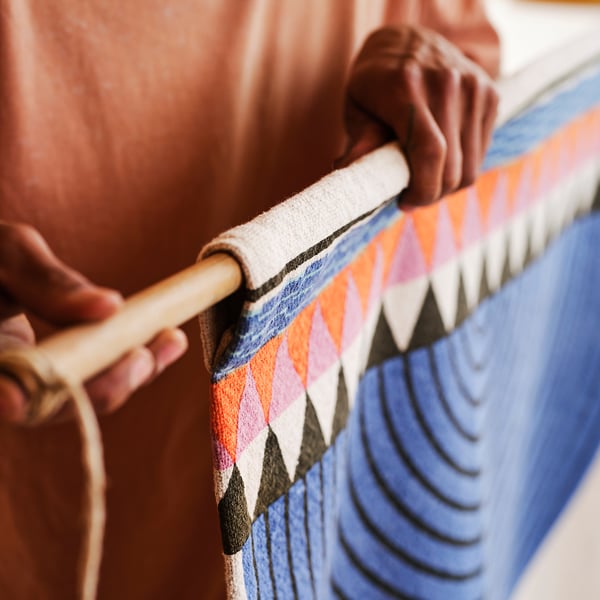 OMMJÄNGE Decorazione tessile da appendere