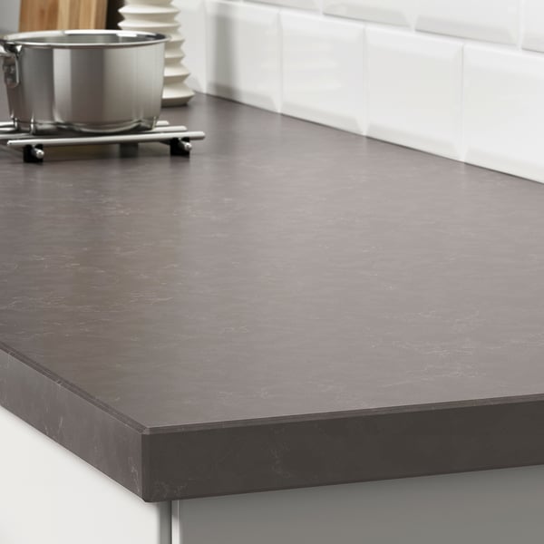 OXSTEN Piano di lavoro su misura - grigio scuro opaco ...