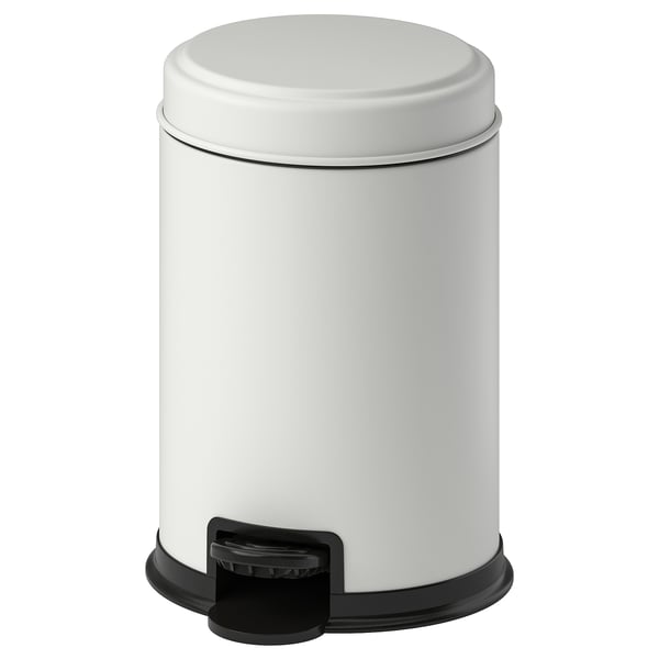 PÄRLSLINKE Secchio dell'immondizia, bianco, 3 l