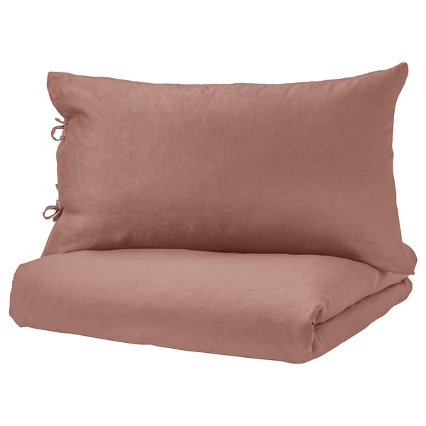 Puderviva Copripiumino E 2 Federe Rosa Scuro 240x220 50x80 Cm Ikea It