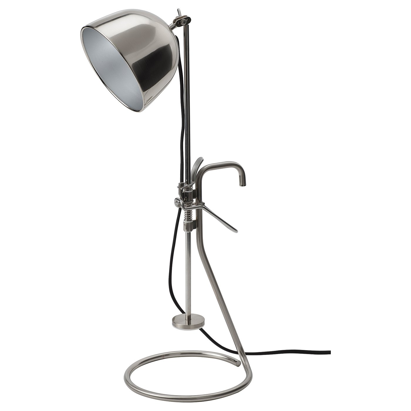 RÅVAROR Lampada da tavolo con morsetto - inox - IKEA IT