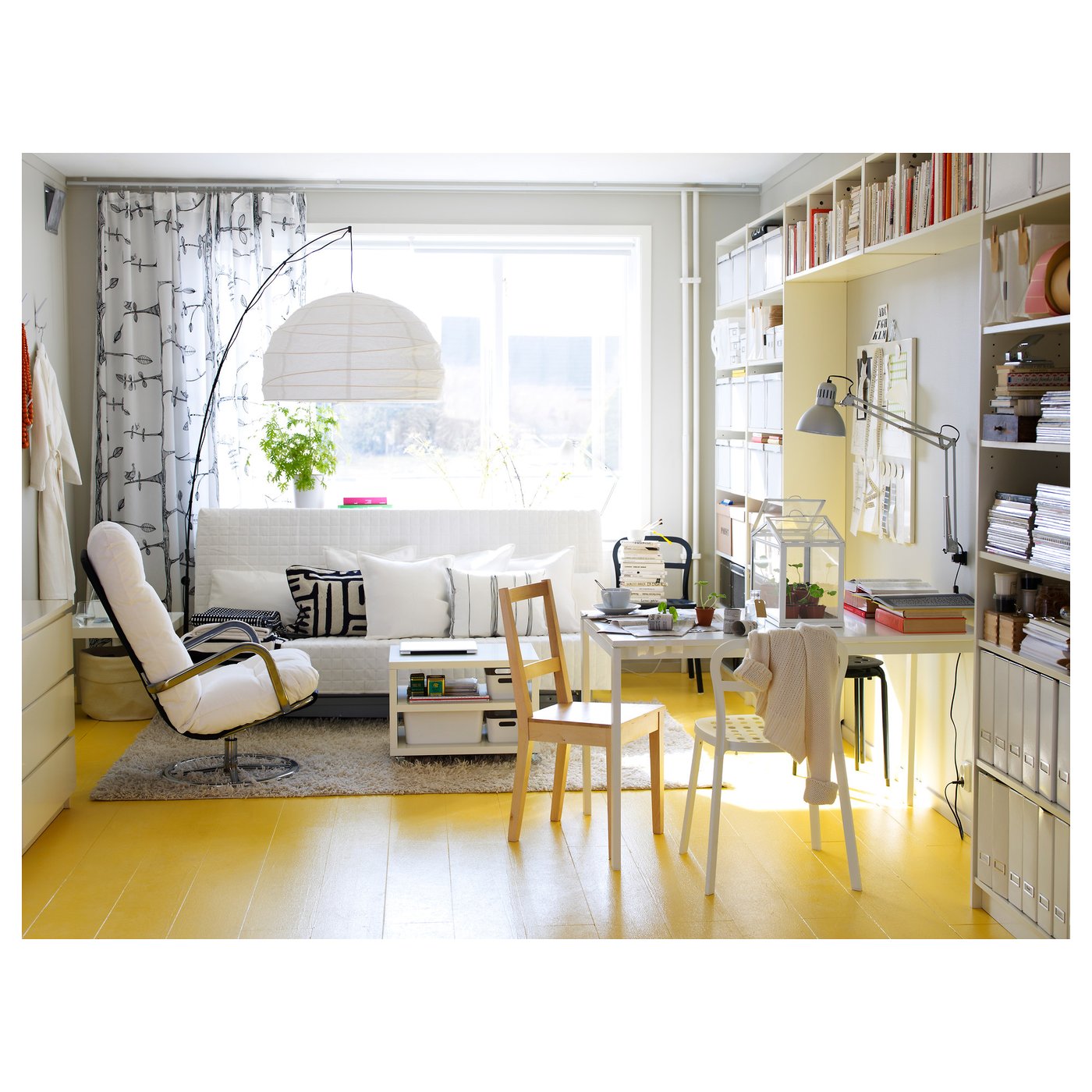 Regolit Lampada Da Terra Ad Arco Bianco Nero Ikea It