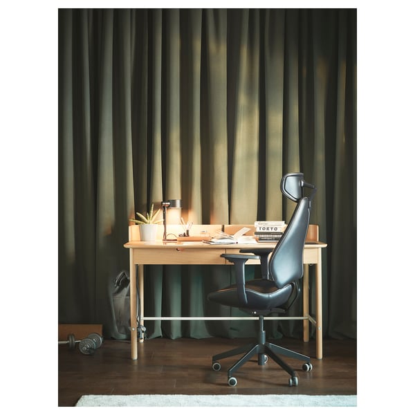 RIDSPÖ Scrivania, rovere, 140x70 cm