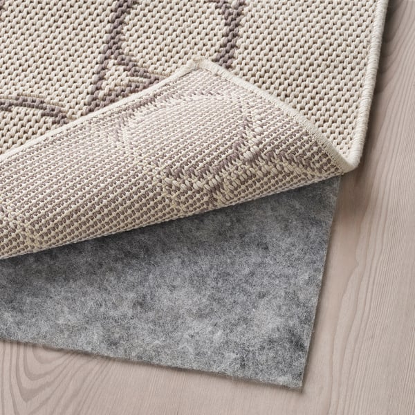 RINDSHOLM Tappeto, tessitura piatta, beige - IKEA IT