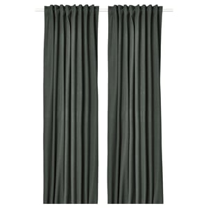 Loft Living Nova Total Tenda Oscurante In Finta Pelle Scamosciata, Nera, 137x213 Cm, Con Passanti