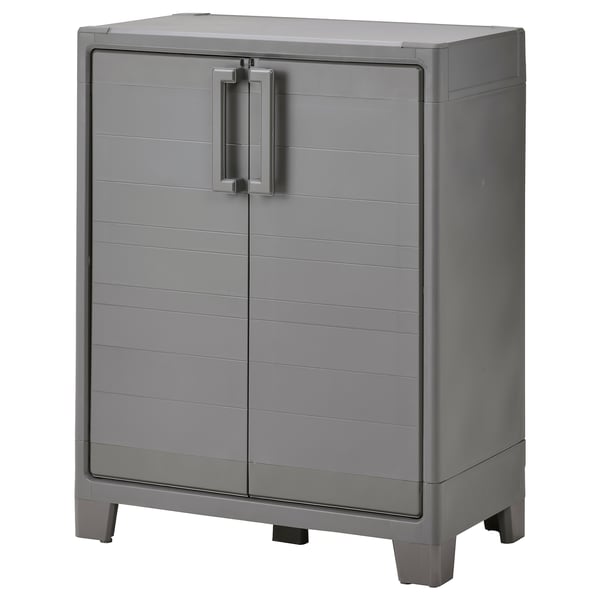 RUNMARÖ mobile con ante, grigio scuro interno/da esterno, 80x44x100 cm -  IKEA Italia