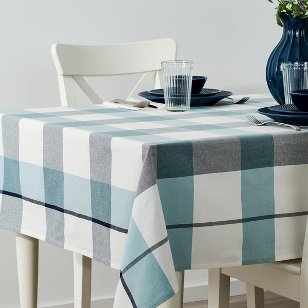 Rutig Tovaglia A Quadri Blu Ikea It