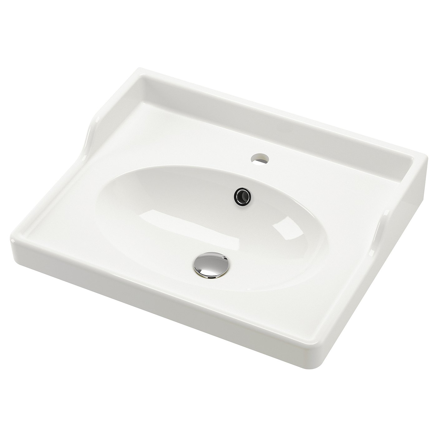 RUTSJÖN Lavabo - bianco 62x49 cm