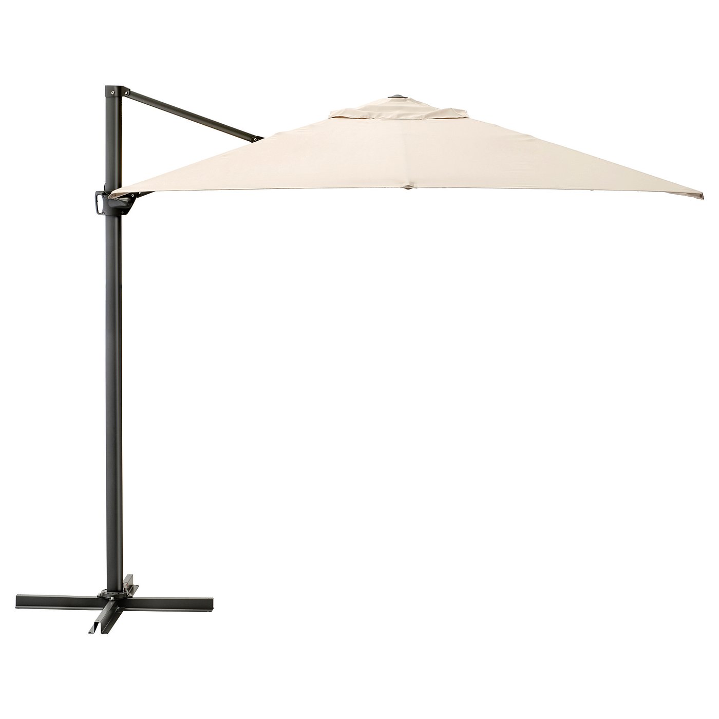 Ombrellone Da Terrazza Grande Beige: Telo Ampio Per Giardino, Protezione Solare Per Esterni