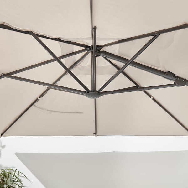Seglaro Ombrellone A Sospensione Beige Inclinabile Ikea It