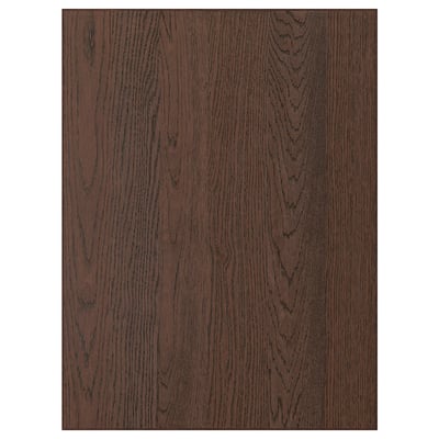 Frontale SINARP in legno di rovere testa di moro con bordo in legno massello.