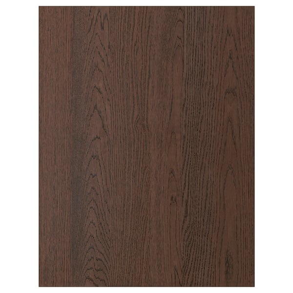 Pannello impiallacciato SINARP con venature del legno scuro, che presenta ricche texture marroni ed eleganti dettagli in rovere.