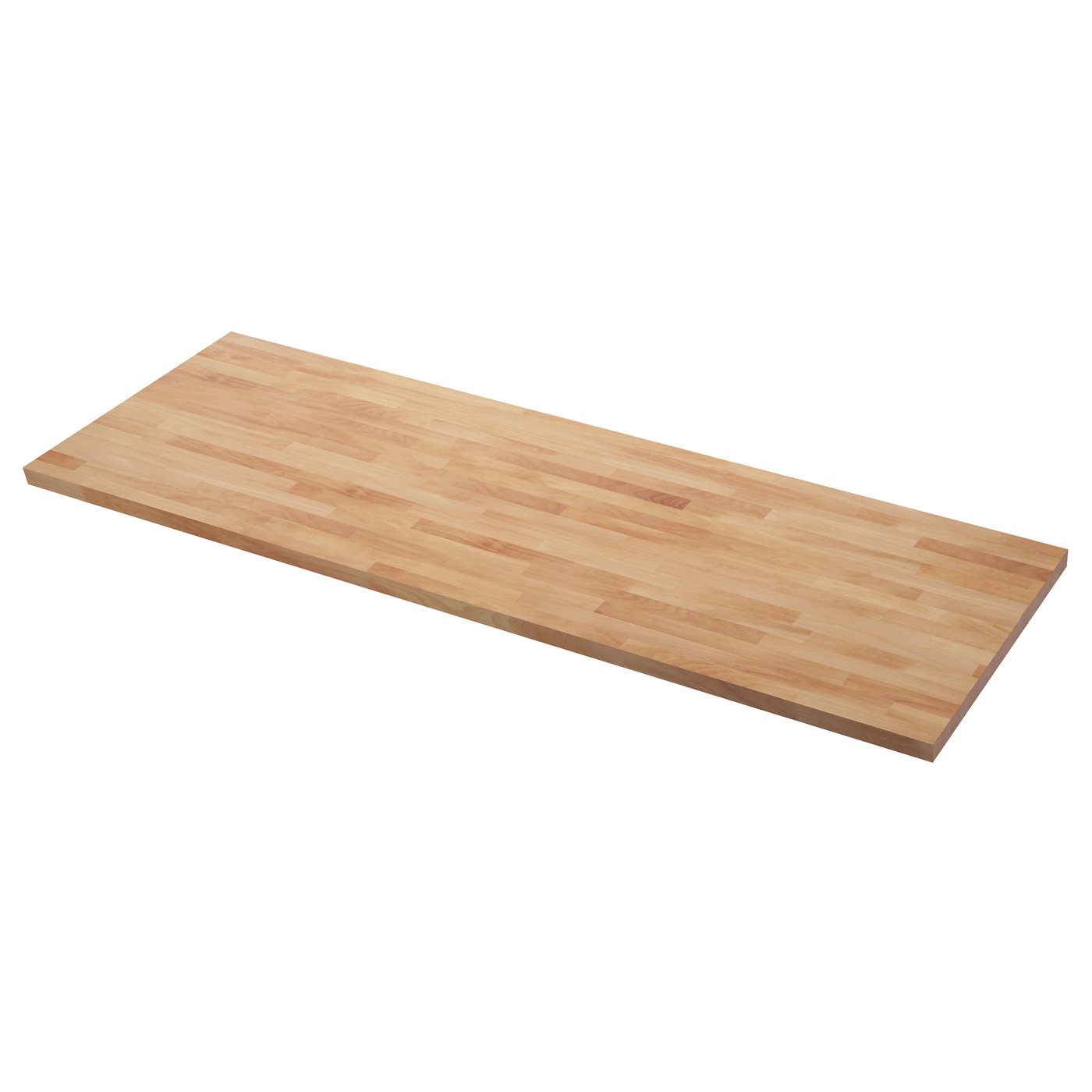 SKOGARP Piano di lavoro su misura - faggio/legno massiccio ...