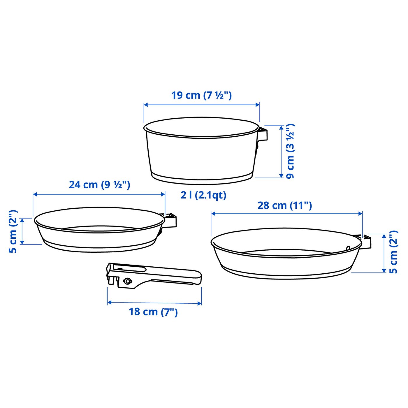 GSW 132 TITANA Pentola 24 Cm In Acciaio Inox - Adatta A Induzione E Forno