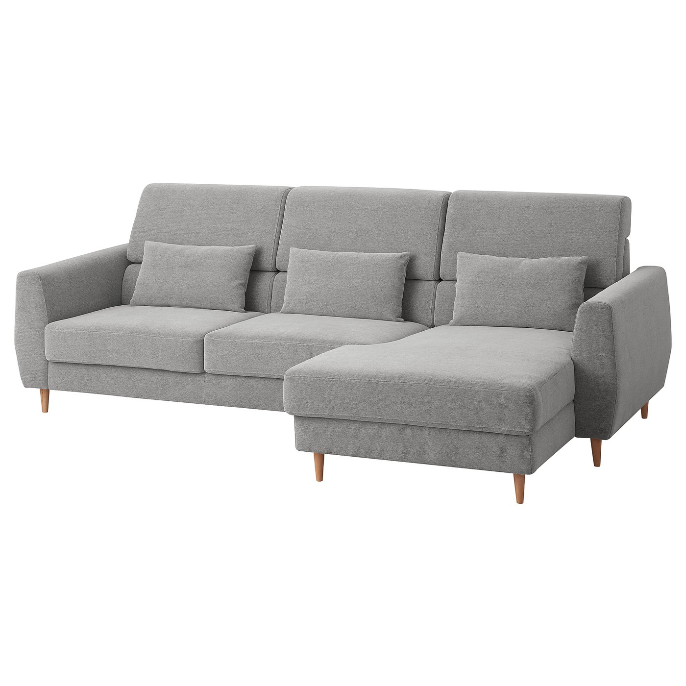 Slatorp Divano A 3 Posti Con Chaise Longue Destra Tallmyra Bianco Nero Ikea It
