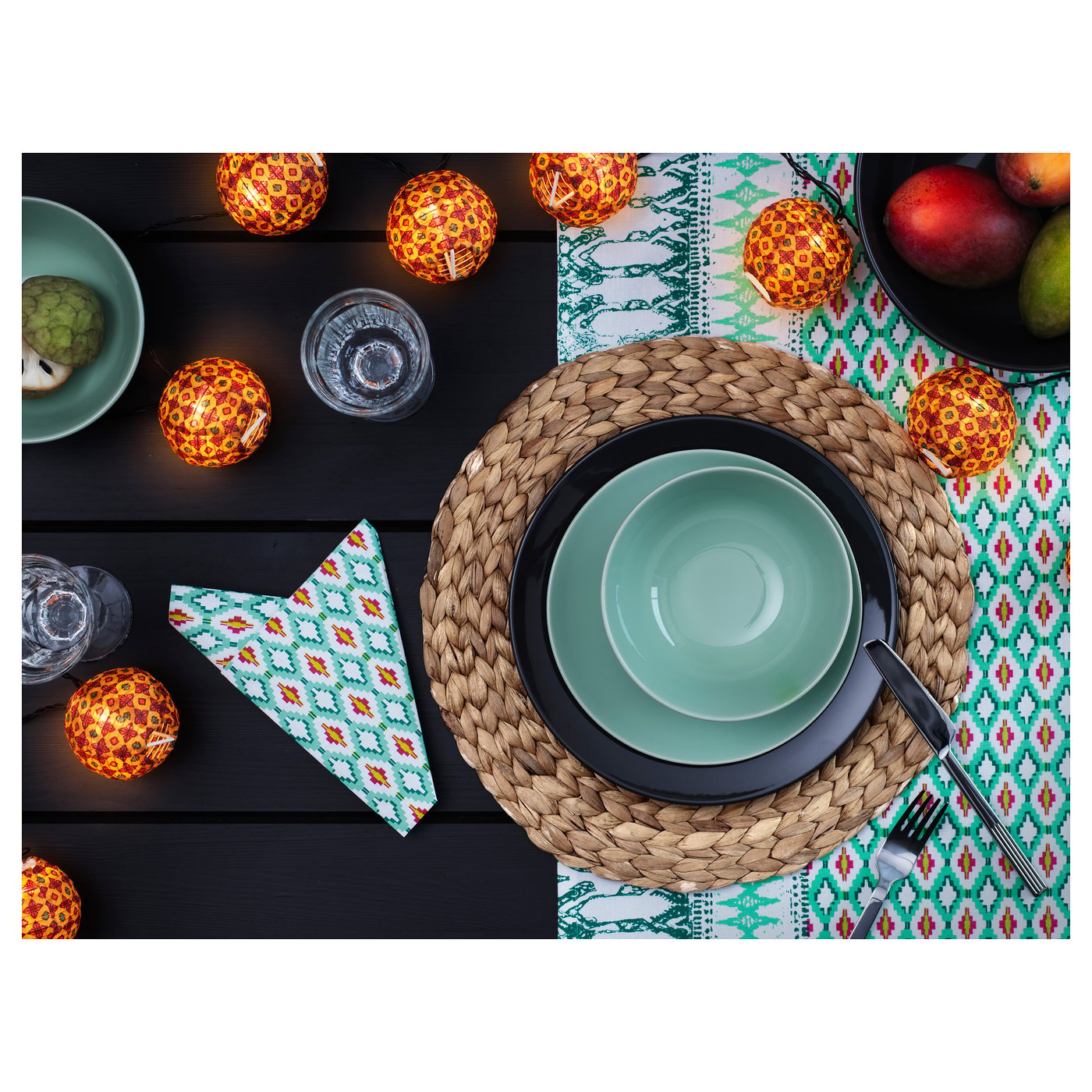 Relaxdays Tovagliette Sottopiatto In Giacinto D'acqua – Set Da 10 Pezzi – Diametro 37 Cm – Naturali, Stile Boho