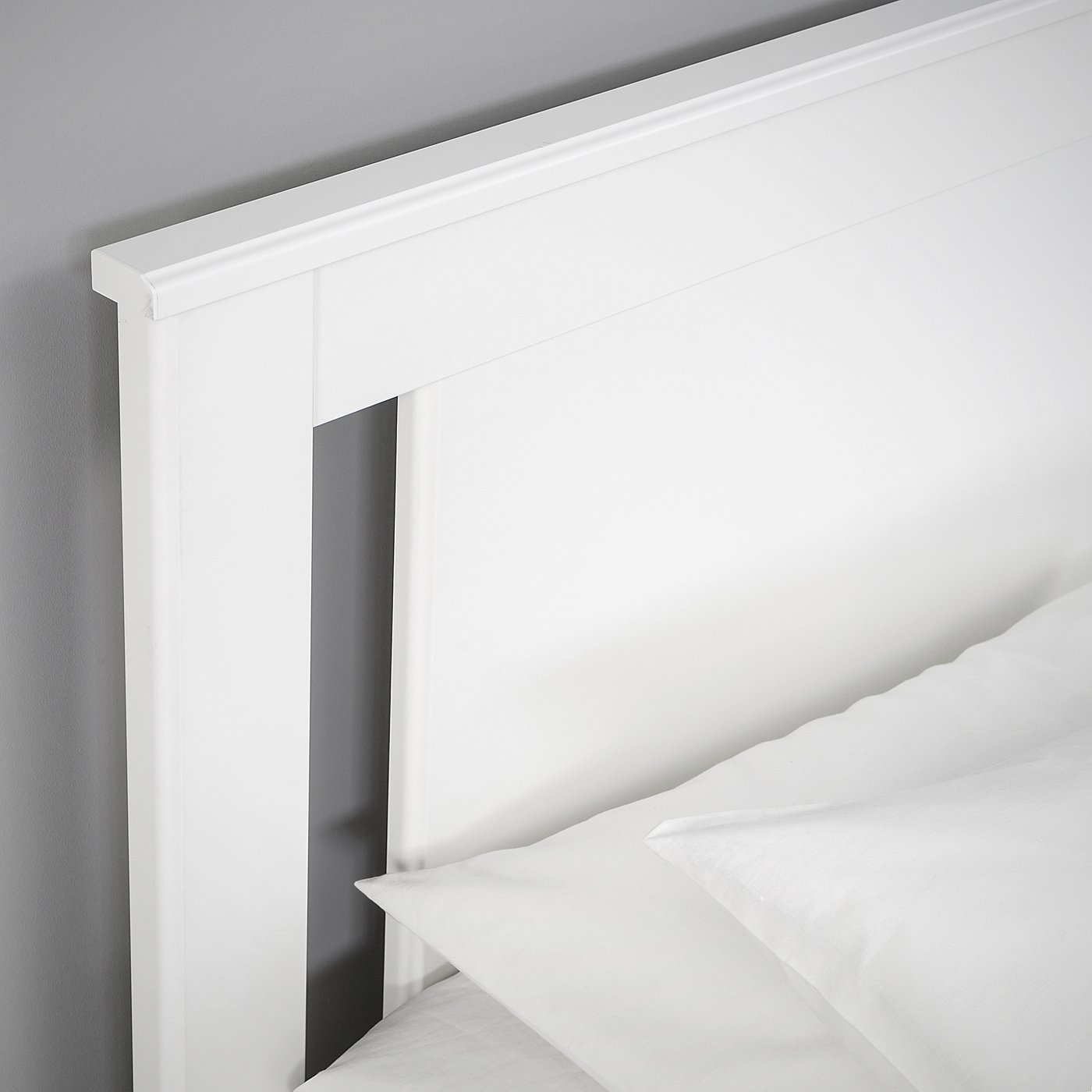 SONGESAND Struttura letto con contenitore, bianco, 140x200 cm