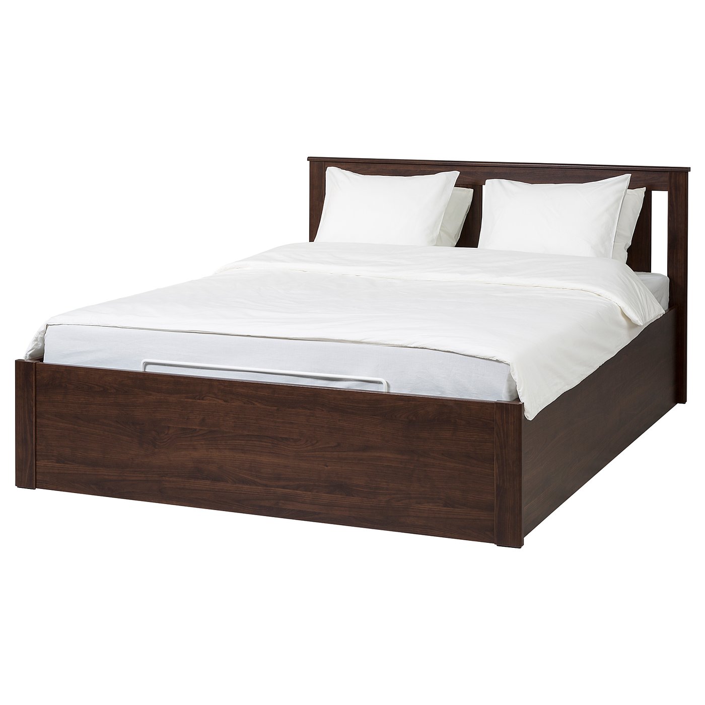 songesand struttura letto con contenitore marrone 160x200 cm