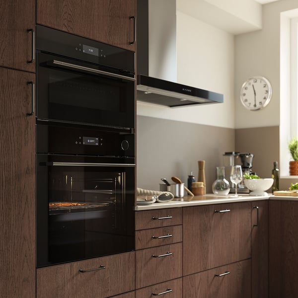 SPJUTBO Forno termoventilato, funzione combinato a vapore funzione frittura ad aria/nero IKEA 700