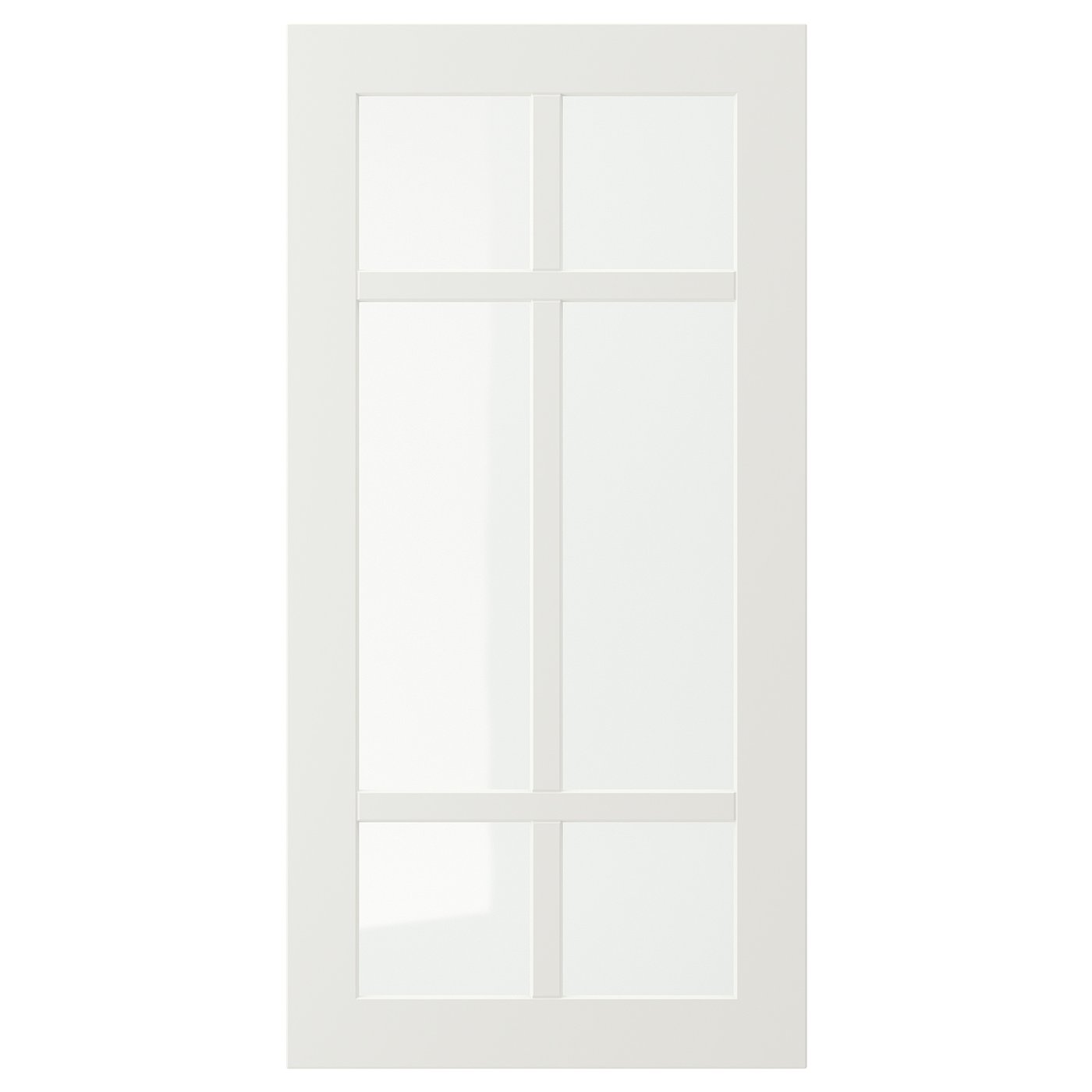 STENSUND Anta a vetro - bianco 40x80 cm