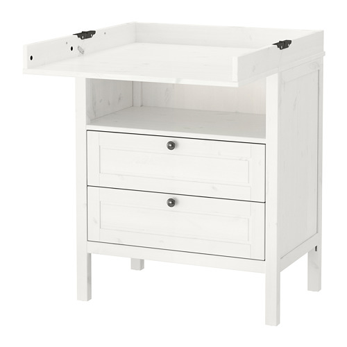 SUNDVIK Cassettiera/fasciatoio - bianco - IKEA