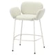 SYNTORP Sgabello bar con schienale, . bianco/Axvall bianco sporco, 66 cm